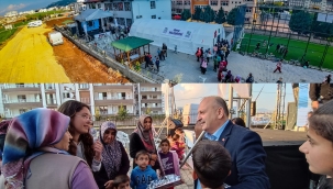 ÜNYE BELEDİYESİ ADIYAMAN'DA YARALARI SARIYOR