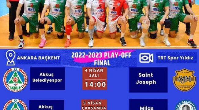 AKKUŞ BELEDİYESPOR FİNAL MAÇLARINA ÇIKIYOR