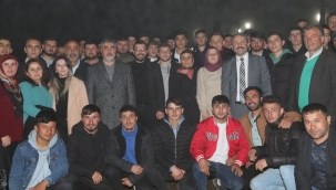 AKKUŞLU GENÇLERDEN HAMARAT'A GÖRKEMLİ KARŞILAMA