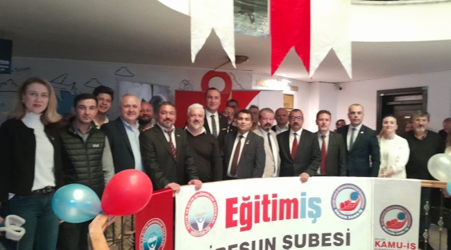 EĞİTİM İŞ GİRESUN ŞUBESİ AÇILDI