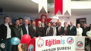EĞİTİM İŞ GİRESUN ŞUBESİ AÇILDI
