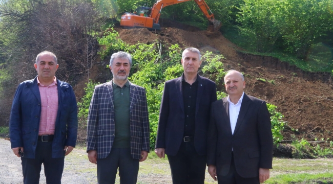 HAMARAT, "ÜNYE-AKKUŞ-NİKSAR YOLU HIZLI BİR ŞEKİLDE TAMAMLANACAK"