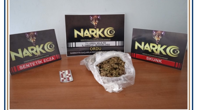 ORDU'DA PEŞ PEŞE NARKOTİK OPERASYONU
