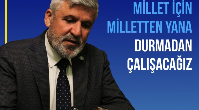 ŞENTÜRK: "HER DAİM SAHADA OLACAĞIZ"