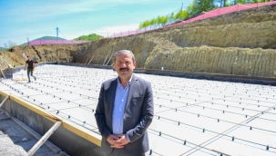 AKKUŞ İŞ MERKEZİ'NİN TEMELİ ATILDI