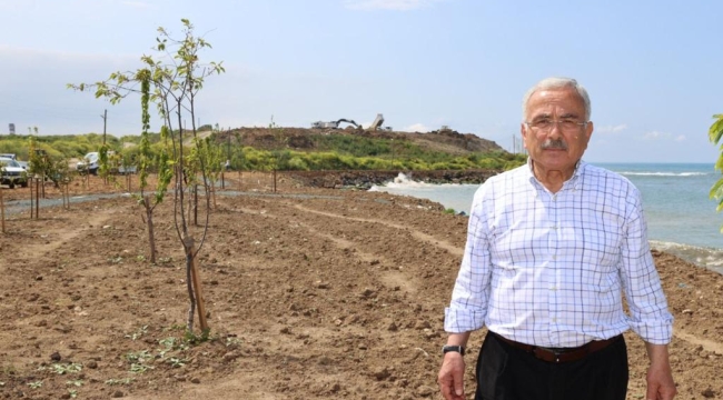 ÇÖP ALANI MEYVE BAHÇESİ OLUYOR