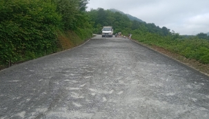 İKİZCE-ÇAYBAŞI YOLU BETONLANIYOR