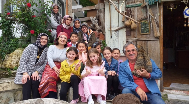 MİNİK ÖĞRENCİLERDEN SU KABAĞI MÜZE ATÖLYE'YE ZİYARET