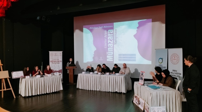 MÜNAZARA YARIŞMASINDA ÇEYREK FİNAL HEYECANI