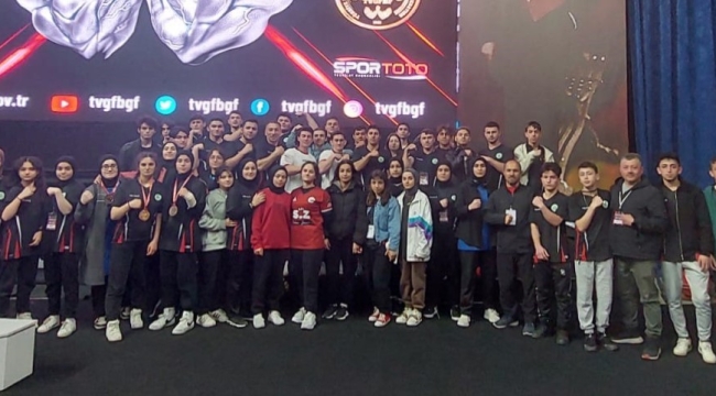 ORDU'YA BİLEK GÜREŞİNDE 11 MADALYA