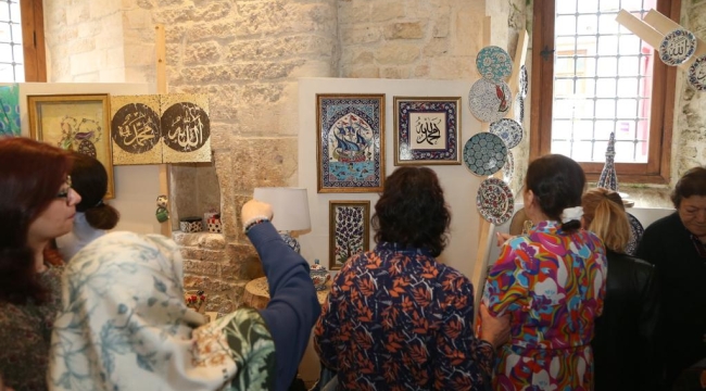 ORMEK KURSİYERLERİ HÜNERLERİNİ SERGİLEDİ