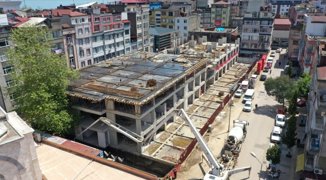 "ÜNYE BEYLİK FORUSU BEDESTEN" PROJESİNDE SONA YAKLAŞILIYOR