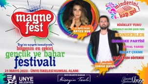 ÜNYE MAGNEFEST GENÇLİK VE BAHAR FESTİVALİ BAŞLIYOR