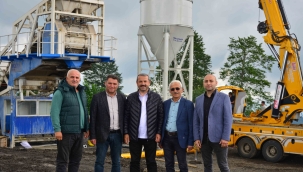 AKKUŞ BELEDİYESİ UZUN ÖMÜRLÜ YOLLAR İÇİN BETON SANTRALİ KURDU