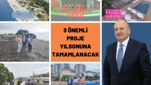 BAŞKAN TAVLI, "3 ÖNEMLİ PROJEYİ YILSONUNA KADAR TAMAMLIYORUZ"