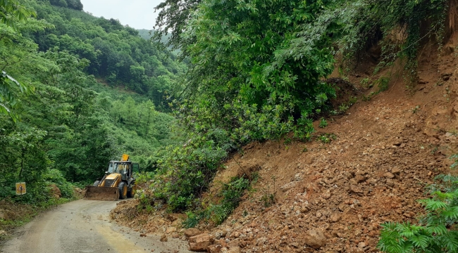 ORDU'DA SON BİR HAFTADA 95 HEYELAN MEYDANA GELDİ