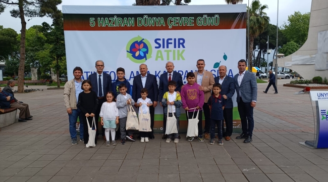 ÜNYE BELEDİYESİ'NDEN TEMİZ ÇEVRE ÖDÜLLERİ