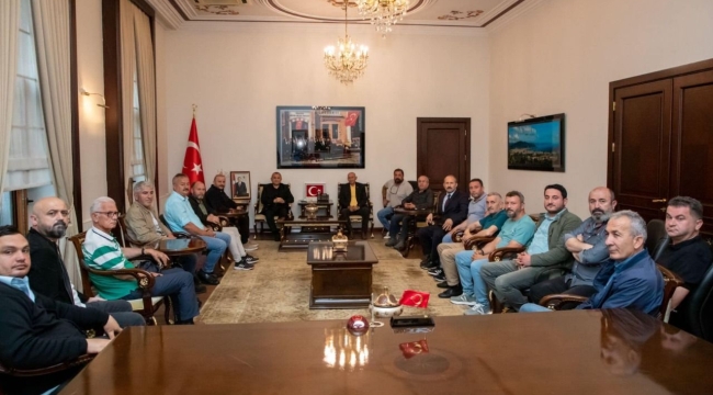 ÜNYE GENÇLERBİRLİĞİ'NDEN VALİ SONEL'E ZİYARET