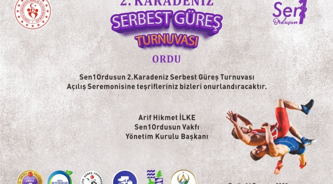 2. KARADENİZ SERBEST GÜREŞ TURNUVASI BAŞLIYOR