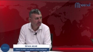 BAŞKAN AKAR: "BİR ŞEY ÜRETELİM ADI ÜNYE OLSUN"