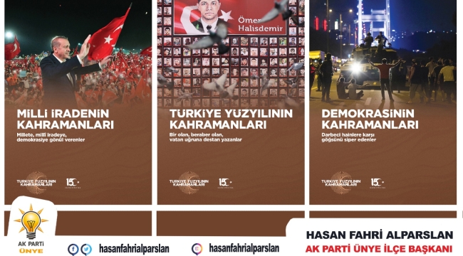 BAŞKAN ALPARSLAN: "MİLLETİMİZ, KARANLIK GECEYİ SABAHA KAVUŞTURDU"