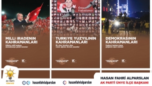 BAŞKAN ALPARSLAN: "MİLLETİMİZ, KARANLIK GECEYİ SABAHA KAVUŞTURDU"