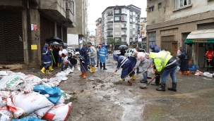 ORDU'DA SEL VE TAŞKINLARA KARŞIN ÖNLEMLER ARTIRILDI