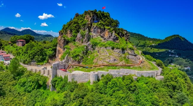 TARİHİ ÜNYE KALESİ KAPILARINI TURİZME AÇIYOR