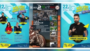 ÜNYE'DE KÜLTÜR VE SANAT DOLU FESTİVAL BAŞLIYOR