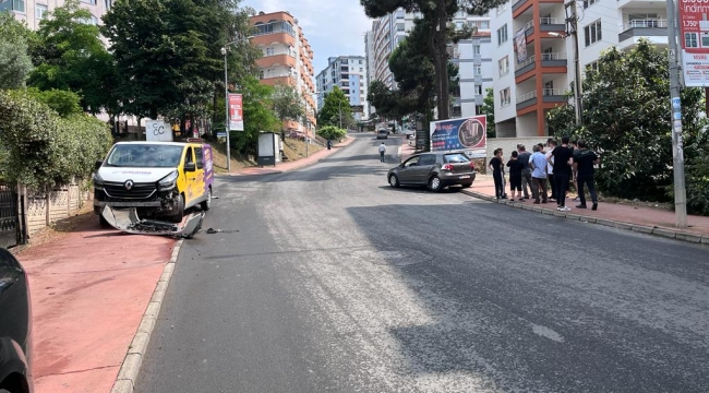 ÜNYE'DE TRAFİK KAZASI