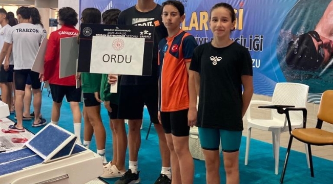 ANADOLU YILDIZLAR LİGİNDE ORDULU YÜZÜCÜLER DAMGA VURDU  