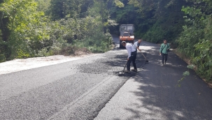 ASFALT SEFERBERLİĞİ SÜRÜYOR