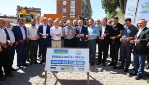 AYBASTI'DA DOĞALGAZA İLK KAZMA