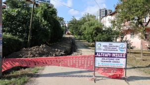 FATSA İLÇESİ DOLUNAY MAHALLESİNDE ALT YAPI YENİLENİYOR