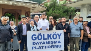 GÖLKÖY'DE FINDIK FİYATINA TEPKİ GÖSTERİLDİ
