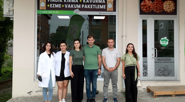 KAHVE İLE FINDIĞI BİRLEŞTİRDİ, FINDIK KREMASI ÜRETTİ