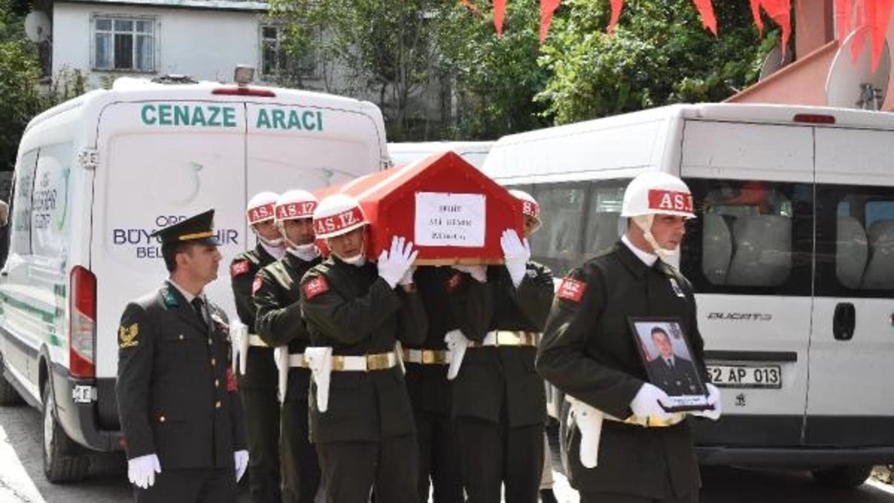 ORDU, ŞEHİDİNİ SONSUZLUĞA UĞURLADI