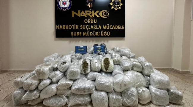 1 MİLYON KİŞİYİ ZEHİRLEYECEK UYUŞTURUCU ORDU'DA ELE GEÇİRİLDİ