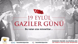 AK PARTİ İLÇE BAŞKANI ALPARSLAN: "BU MİLLET, GAZİ MİLLETTİR"