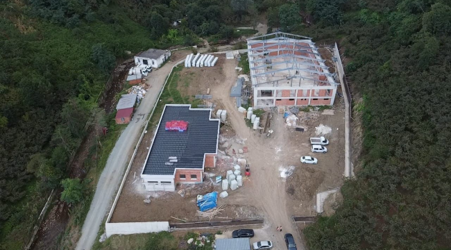 GÜLYALI GENÇLİK MERKEZİ VE SPOR SALONU İNŞAATI DEVAM EDİYOR