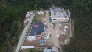 GÜLYALI GENÇLİK MERKEZİ VE SPOR SALONU İNŞAATI DEVAM EDİYOR