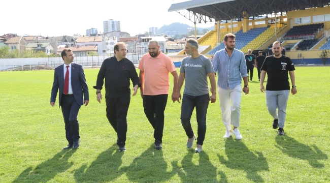 MÜDÜR GENÇ'TEN FATSA BELEDİYESPORA ZİYARET
