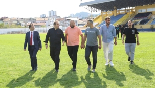 MÜDÜR GENÇ'TEN FATSA BELEDİYESPORA ZİYARET