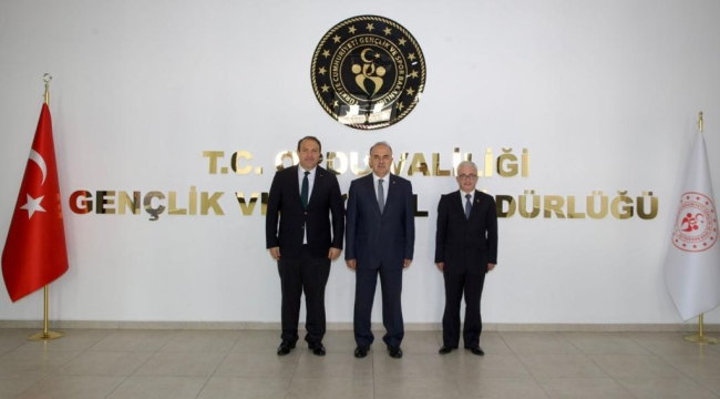 VALİ EROL , KURUM ZİYARETLERİNİ SÜRDÜRÜYOR