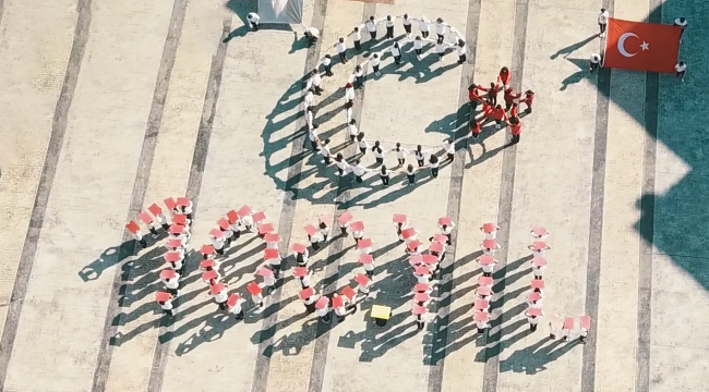 ÇAYBAŞI'NDA 100. YILA ÖZEL MUHTEŞEM KOREOGRAFİ