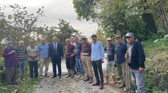 ÇİĞDEM'DE 35 YILLIK YOL SORUNU ÇÖZÜME KAVUŞTU