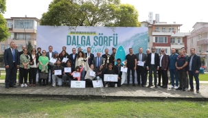 ORDU'DA SÖRF RÜZGARI ESTİ