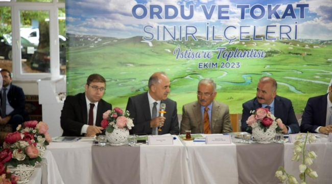 ORDU – TOKAT İŞ BİRLİĞİ TOPLANTISI YAPILDI