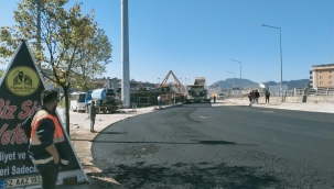 TEPKİLERİN ODAĞI OLAN YOLDA ÇALIŞMALAR BAŞLADI