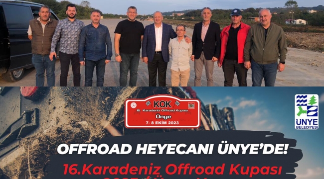 ÜNYE'DE 3. KEZ OFF-ROAD HEYECANI BAŞLIYOR